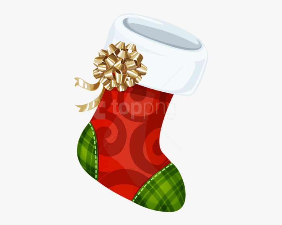 Christmas-stocking - Big Christmas Stocking Clipart, Transparent Clipart
