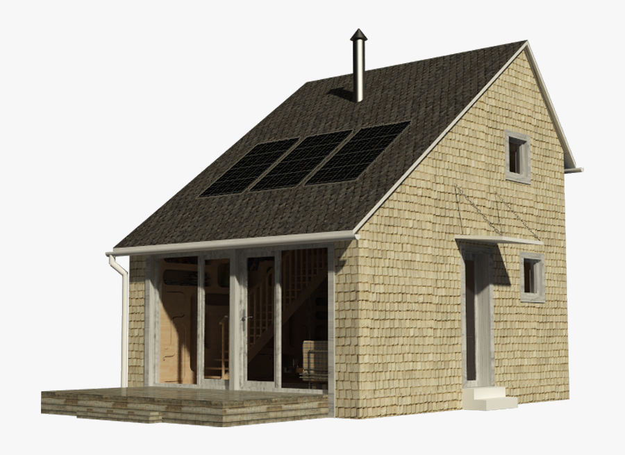 Hut - Small Saltbox House Plans, Transparent Clipart