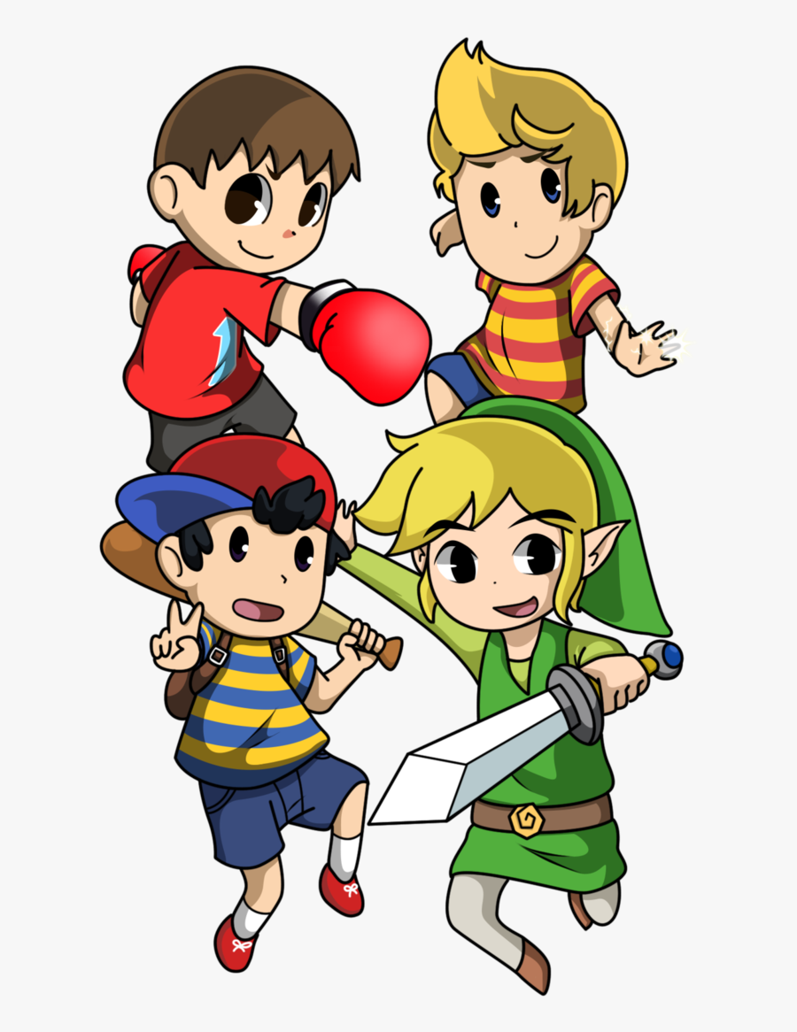 Group Vector Boys - Super Smash Bros Ultimate Fan Art, Transparent Clipart