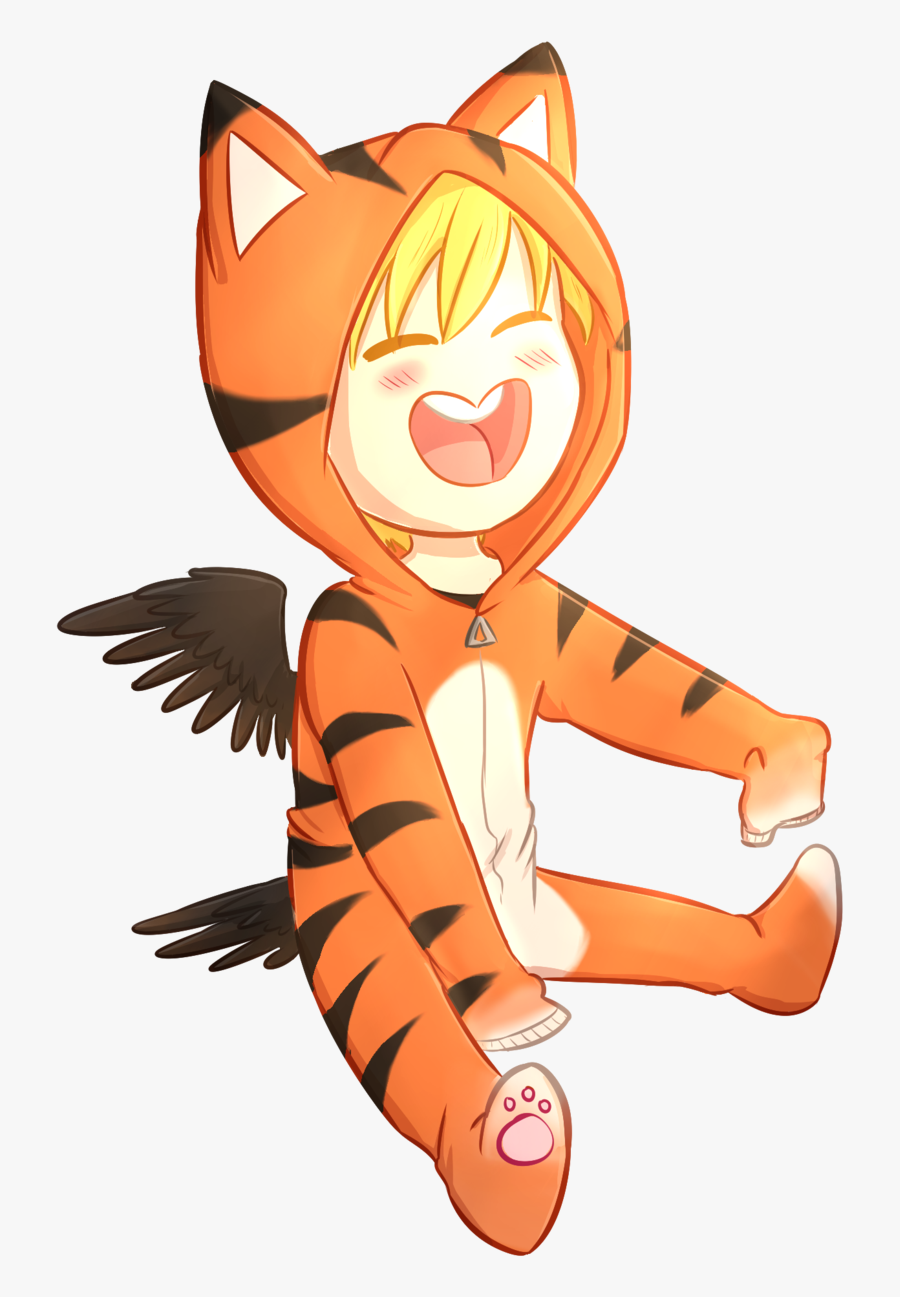 Piplup Drawing Onesie - Draw A Cute Tiger Onesie, Transparent Clipart