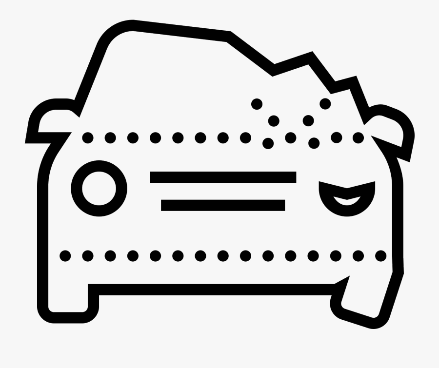 Car Icon Png White, Transparent Clipart