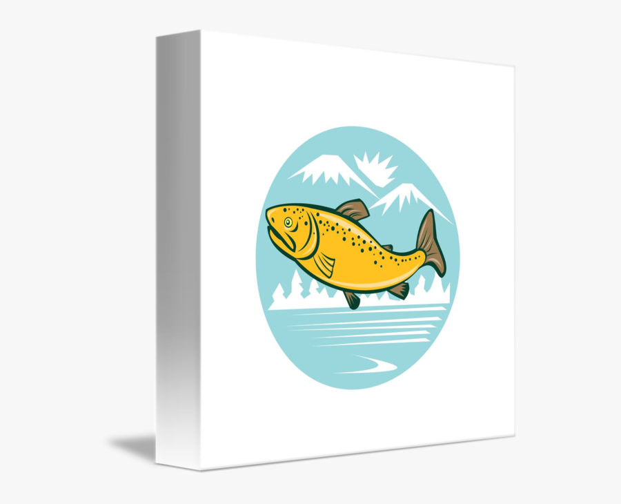 Clip Art Cartoon Trout - Dibujos Animados De Truchas, Transparent Clipart