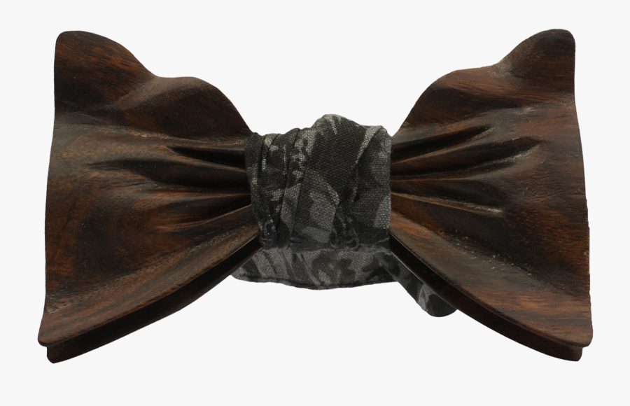 Wooden Bowties Johnny Fly Transparent Background - Paisley, Transparent Clipart