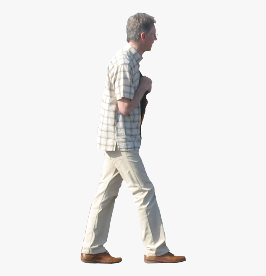 Man Walking Forward, Transparent Clipart