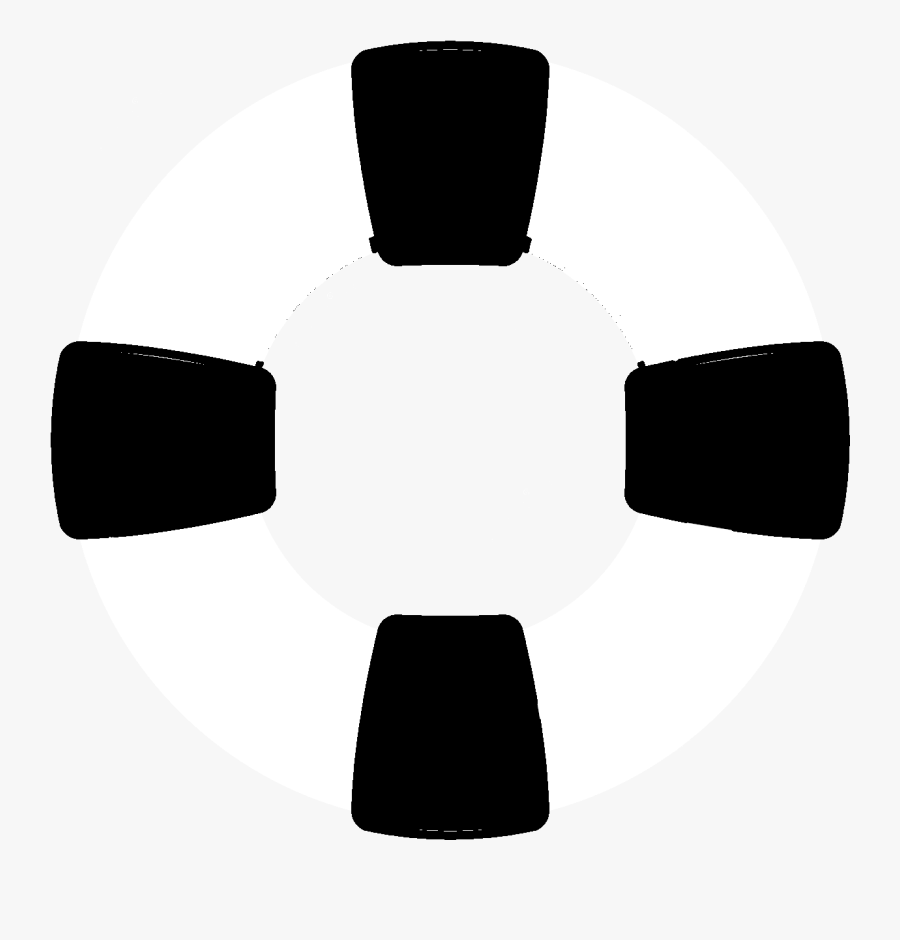 Life Preserver White Tall Clipart , Png Download - Chair, Transparent Clipart