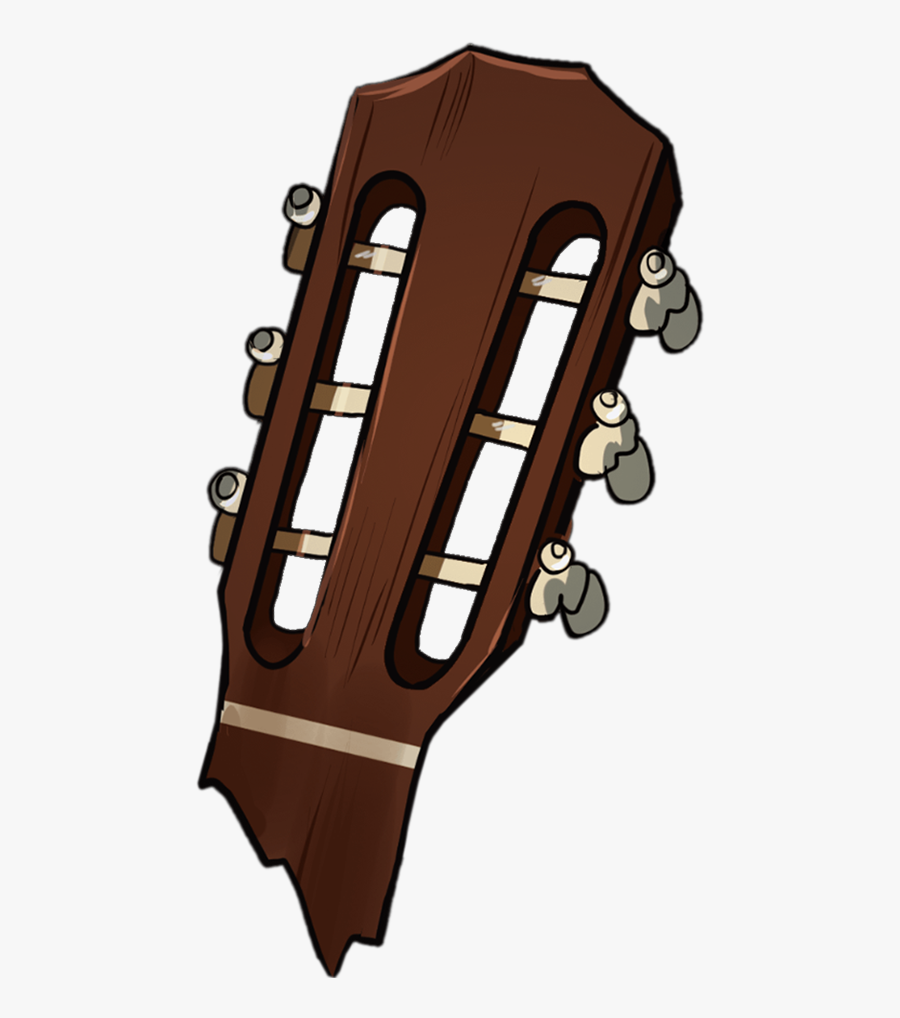 Broken Guitar - Illustration, Transparent Clipart