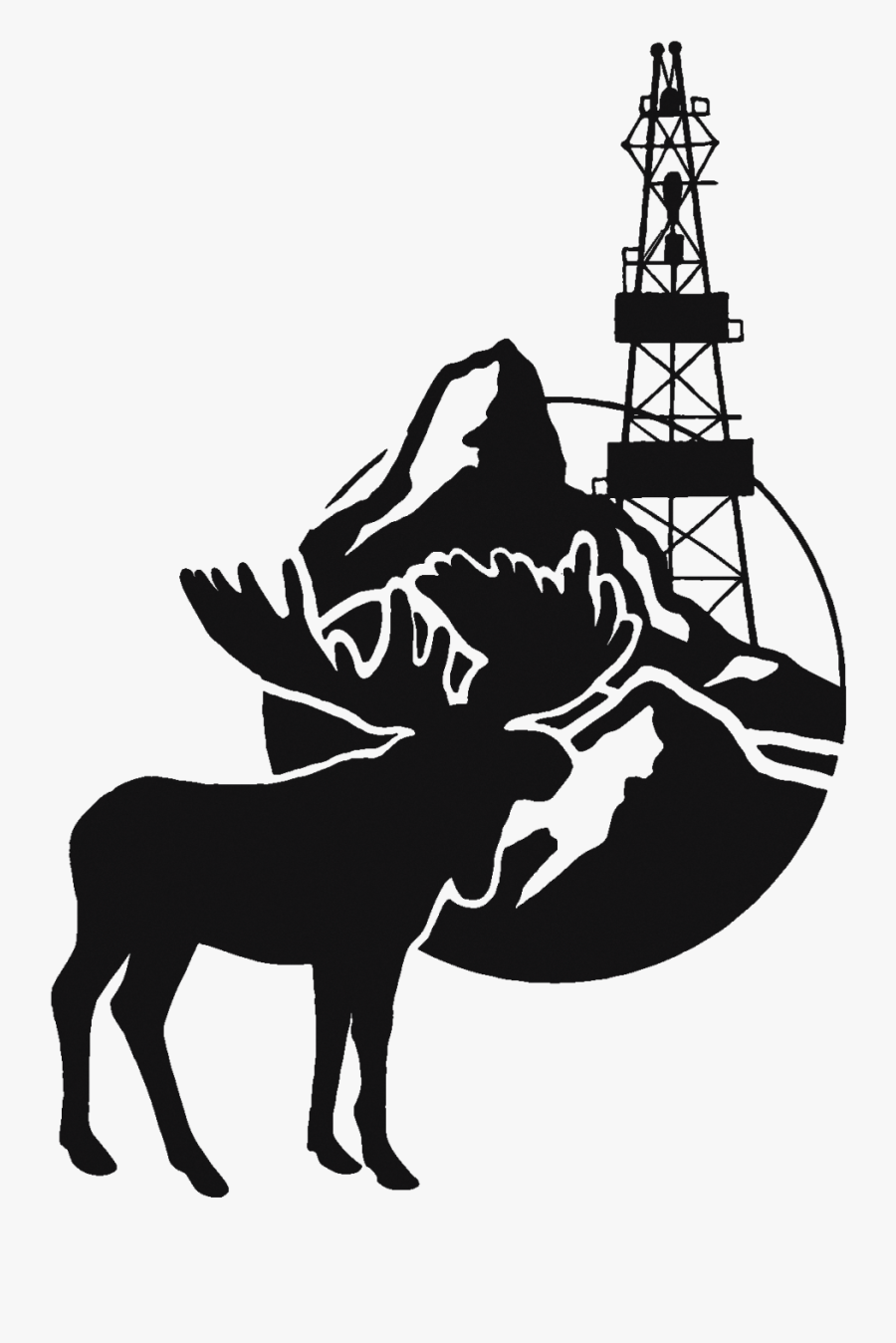 Alaskan Drilling"
 Class="img Responsive True Size - Silhouette, Transparent Clipart
