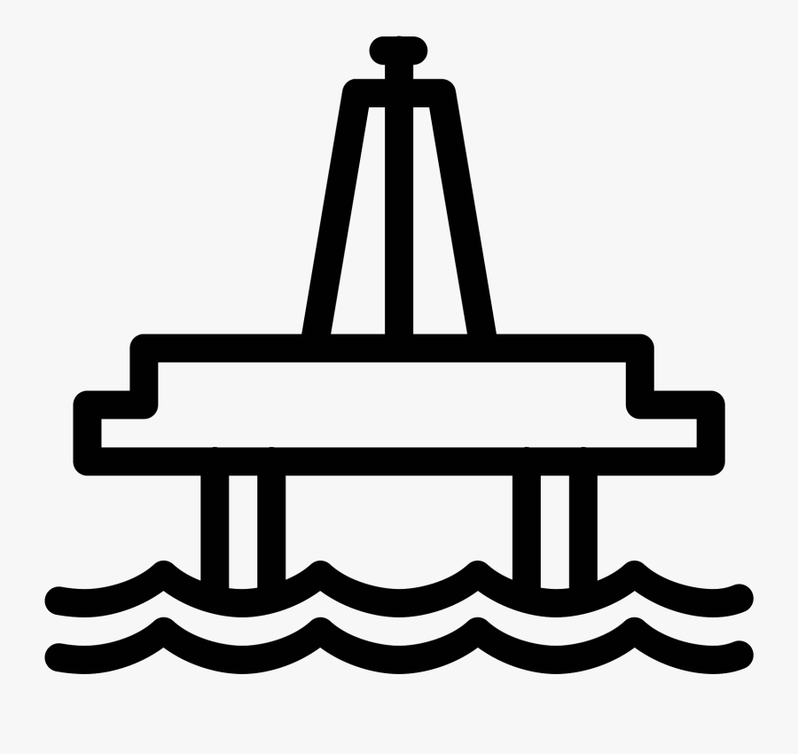 Industry Clipart Oil Industry - Oil Platform Vector Png, Transparent Clipart