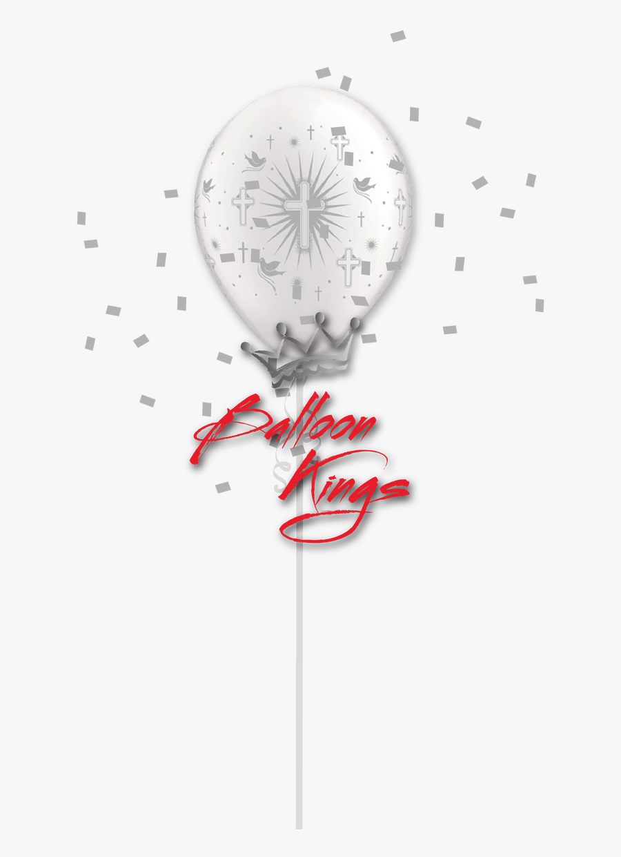 Transparent Silver Cross Png - Birthday Girl Balloon Png, Transparent Clipart