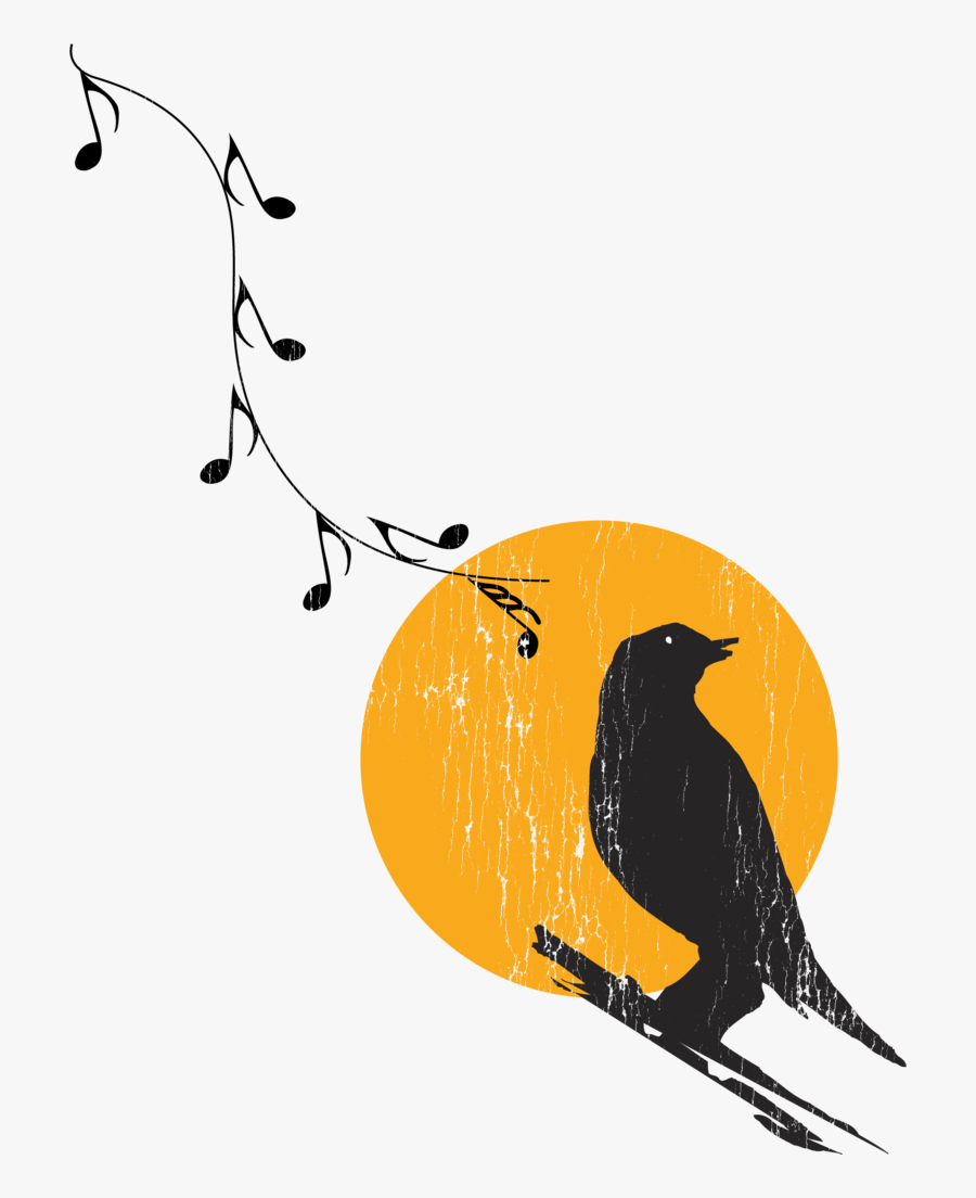 Onesie - Blackbird - Drawing The Beatles Blackbird, Transparent Clipart