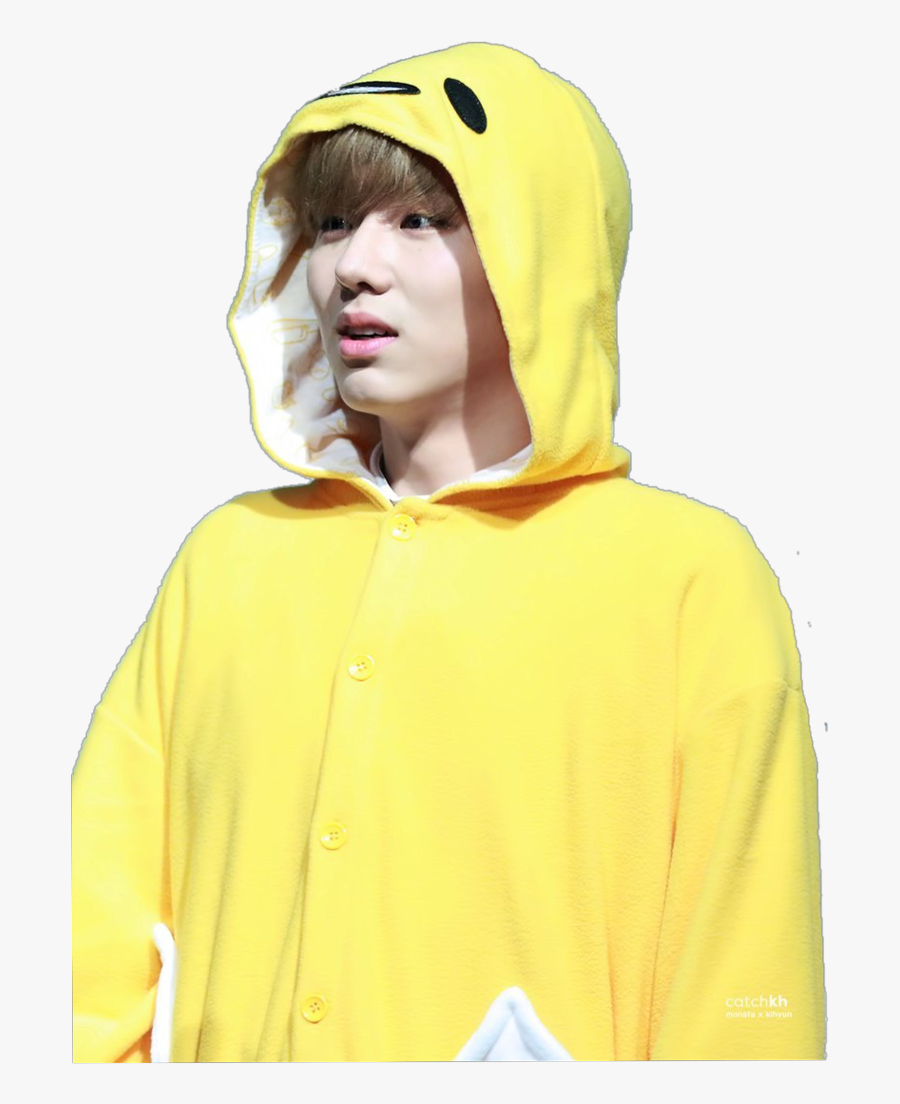 #freetoedit #monstax #kihyun #kpop #yellow #onesie - Kihyun Monsta X Yellow, Transparent Clipart