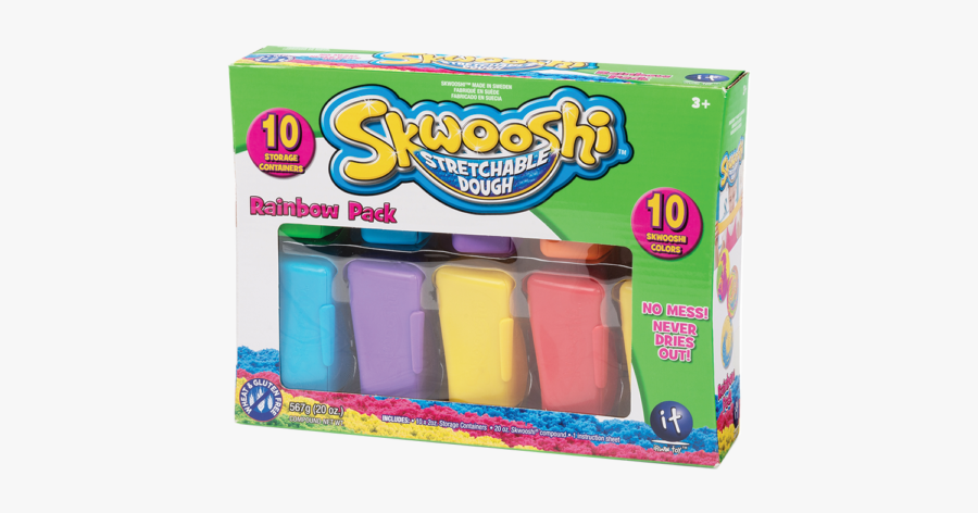Skwooshi Rainbow Pack - Skwooshi Rainbow Pack 10pcs, Transparent Clipart