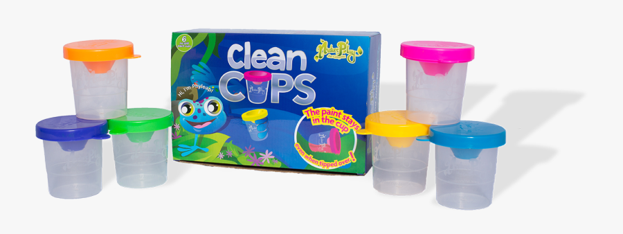 No Spill Paint Cups - Paint Cups No Spill, Transparent Clipart