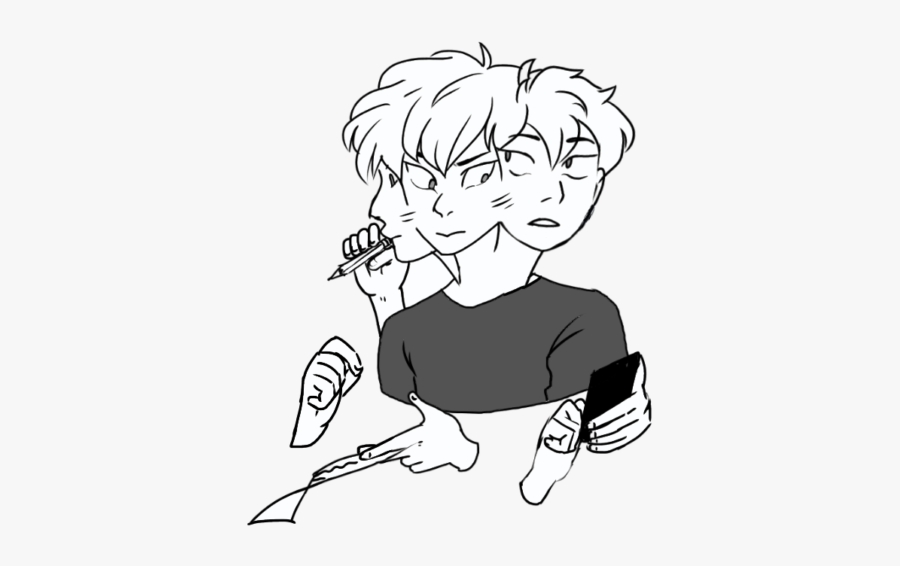 Attention Deficit Adhd Drawing, Transparent Clipart