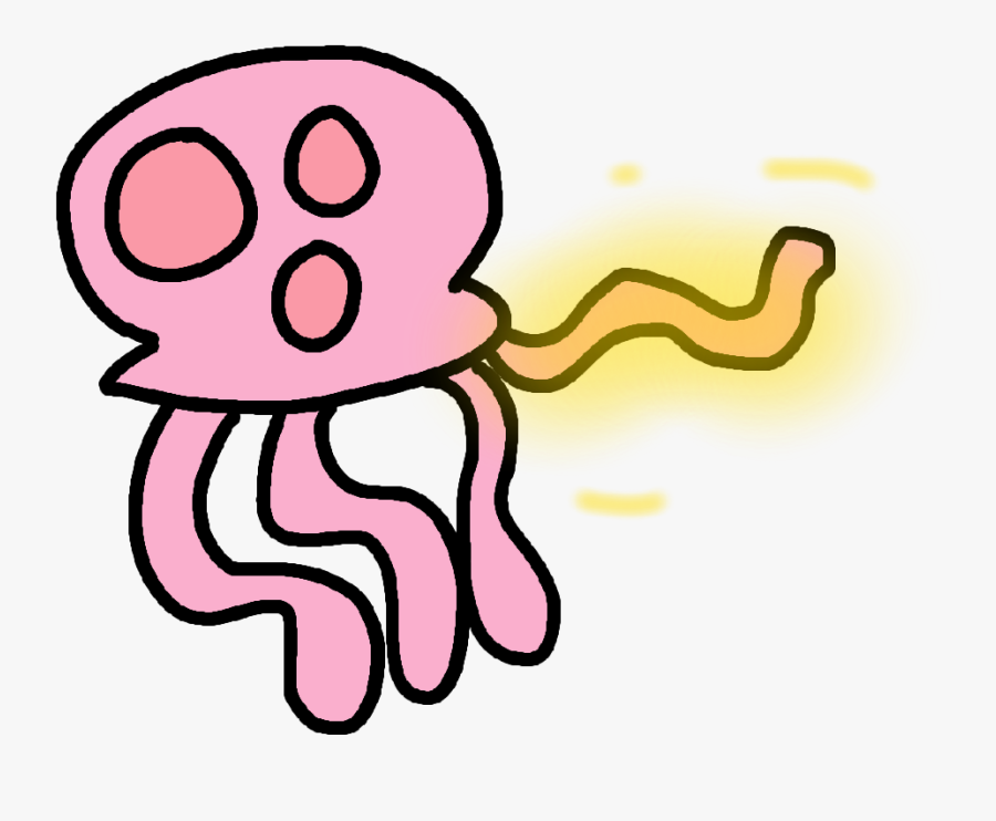 #spongebob #jellyfish Jellyfish String #freetoedit - Illustration, Transparent Clipart