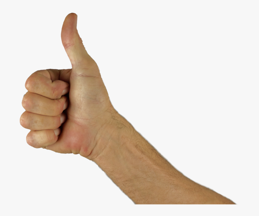 Transparent Thumbs Up Transparent Png - Hand Thumbs Up Transparent, Transparent Clipart