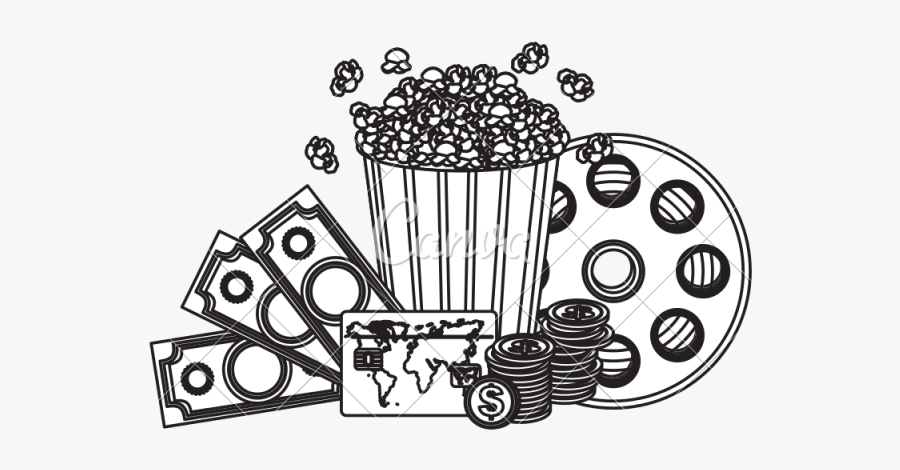 Icons Clipart Corn - Zwart Of Wit Geld, Transparent Clipart