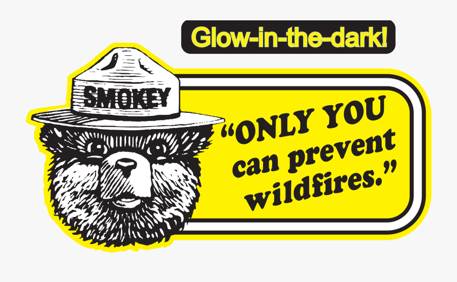 Smokey Bear, Transparent Clipart