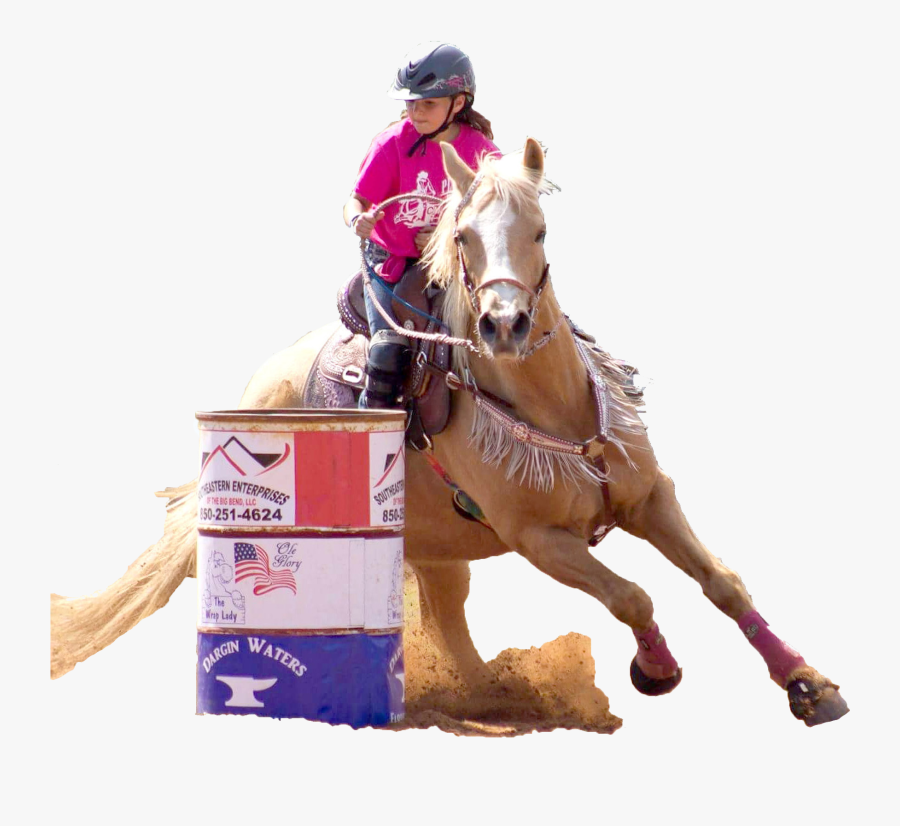 Barrel Racing Horse Png, Transparent Clipart