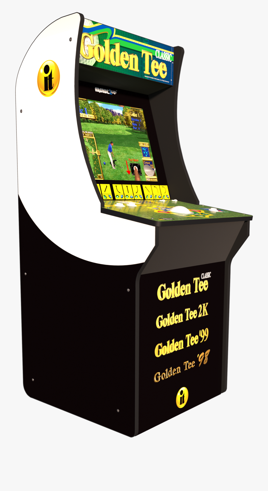 Golden Tee Arcade 1up, Transparent Clipart