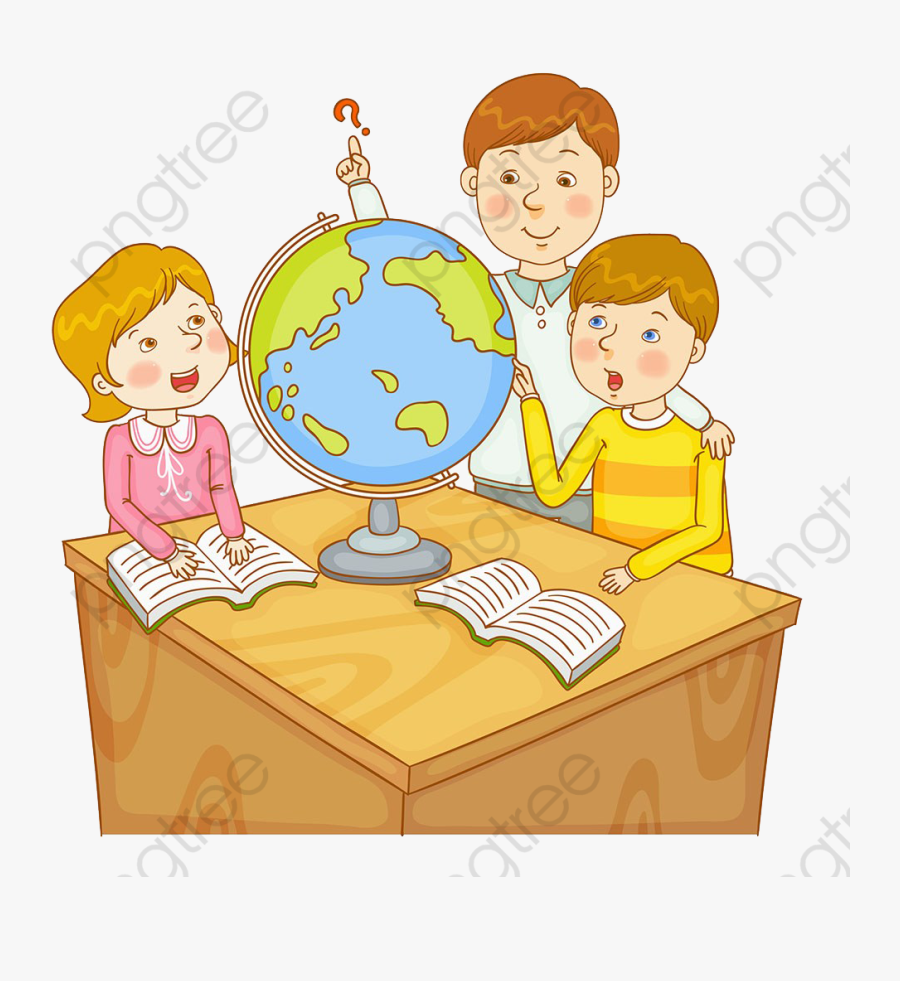 A Child Of Science - Geography Class Clipart, Transparent Clipart
