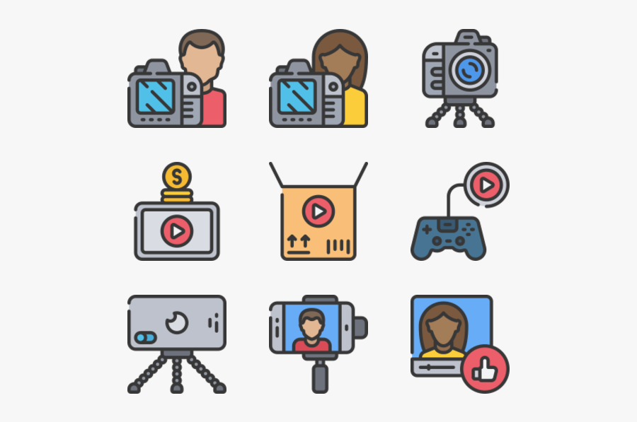Video Camera Icon Packs - Icon, Transparent Clipart