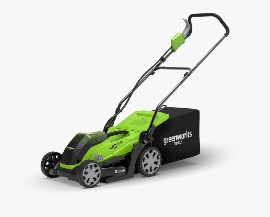 Greenworks Lawn V Glm - Lawn Mower Transparent Background, Transparent Clipart