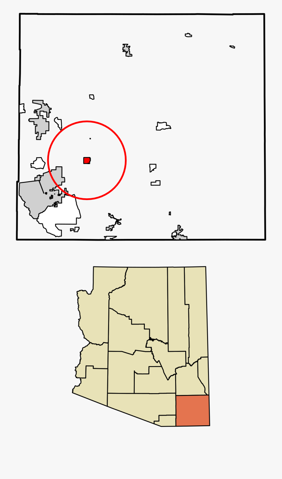 1200px Cochise County Arizona Incorporated And Unincorporated - Fort Huachuca Sierra Vista Cochise County, Transparent Clipart