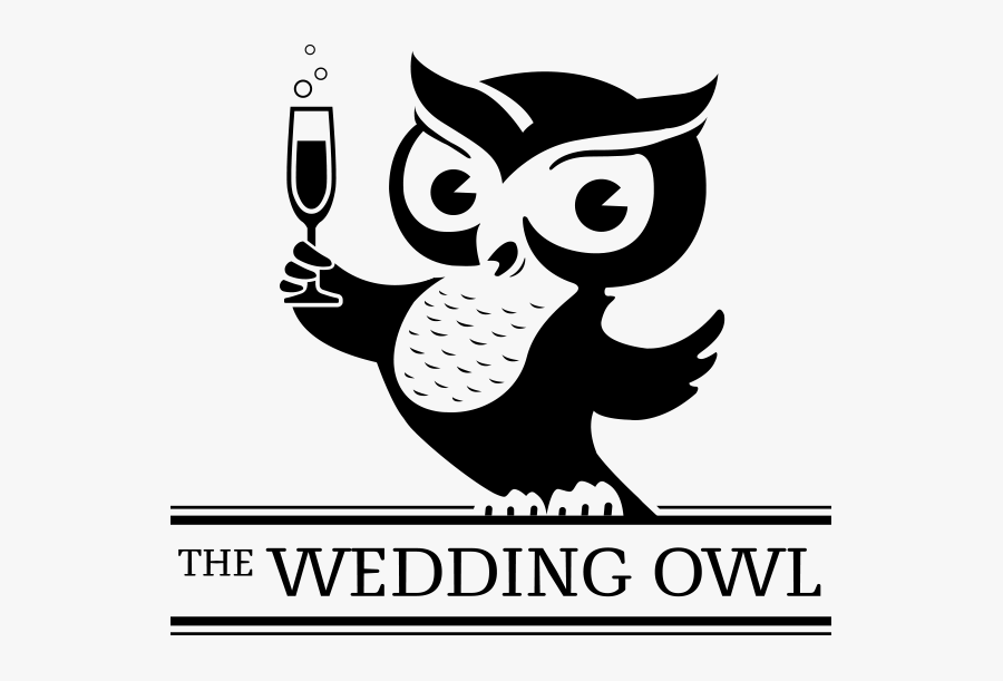 The Wedding Owl - Cartoon, Transparent Clipart
