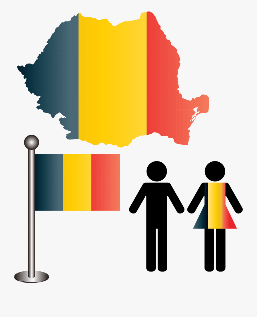 100 Ani Marea Unire , Transparent Cartoons - Romania Clipart, Transparent Clipart
