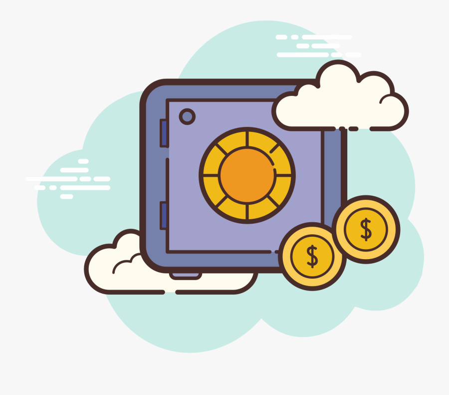 There Is A Safe Shape With A Square And A Circle In - Transparent Math Icon Png, Transparent Clipart