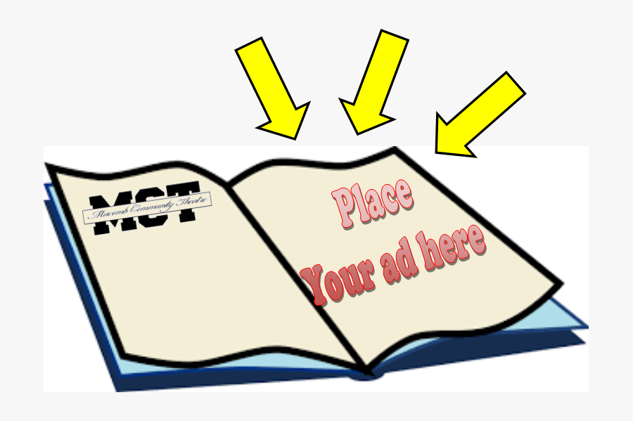 By Advertising In Our Program Books, Your Organization - Transparent Background Book Clipart Png, Transparent Clipart