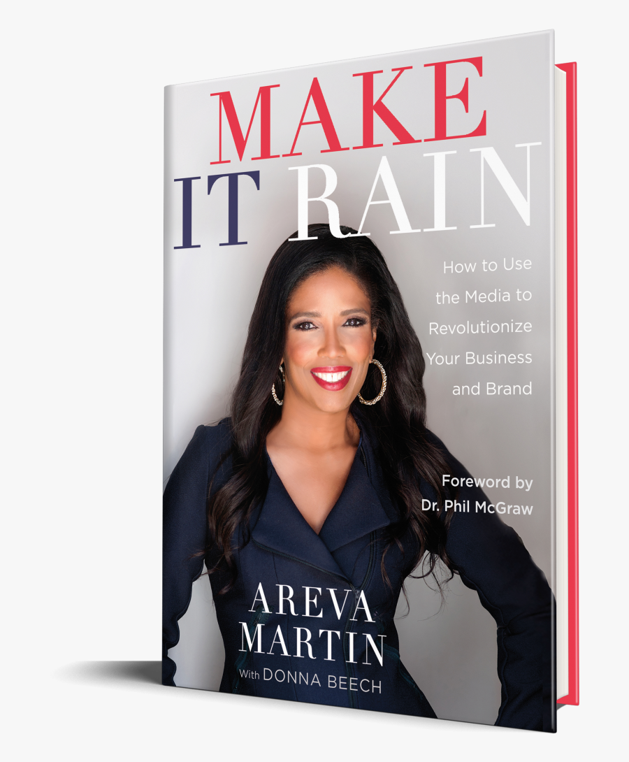 Make It Rain The Book By Areva Martin - Girl, Transparent Clipart
