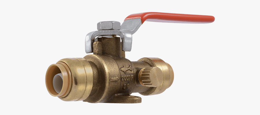 1 2 Ball Valve With Drain, Transparent Clipart