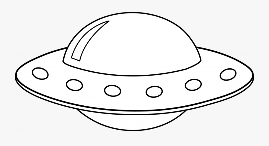 Spaceship Clipart Black And White Alien Spaceship Drawing Png Free Transparent Clipart Clipartkey