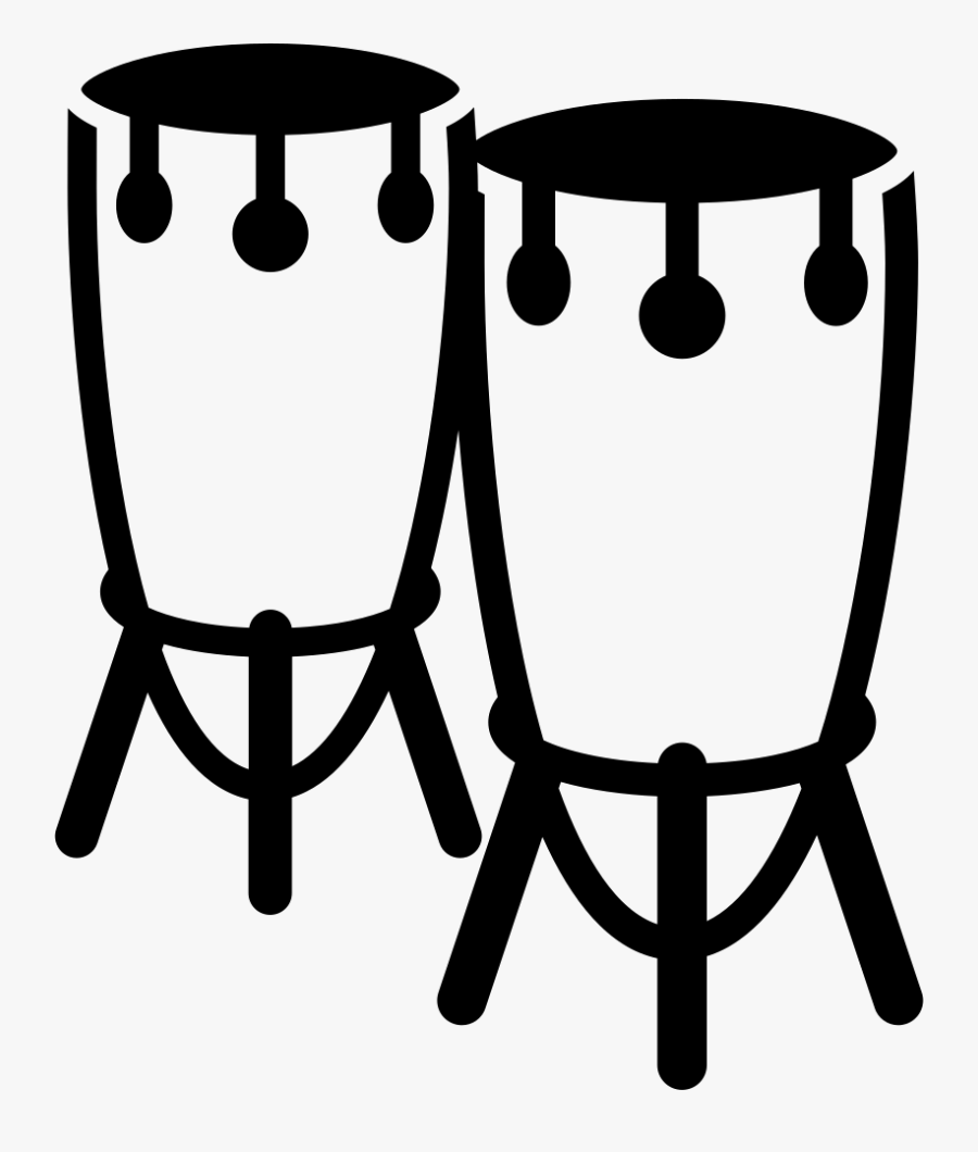 Timpani Drums - Timbales En Blanco Y Negro, Transparent Clipart