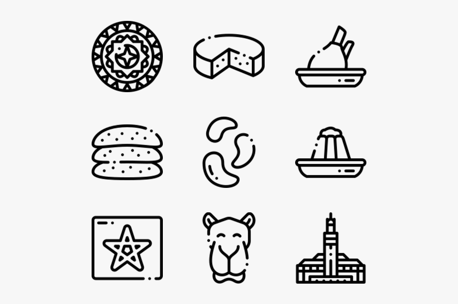 Arabic Food Icon Png, Transparent Clipart