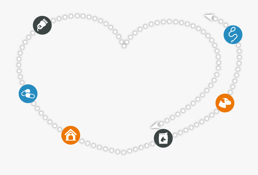 The Babelbark Pet Suite Links All The People Who Care - Heart, Transparent Clipart