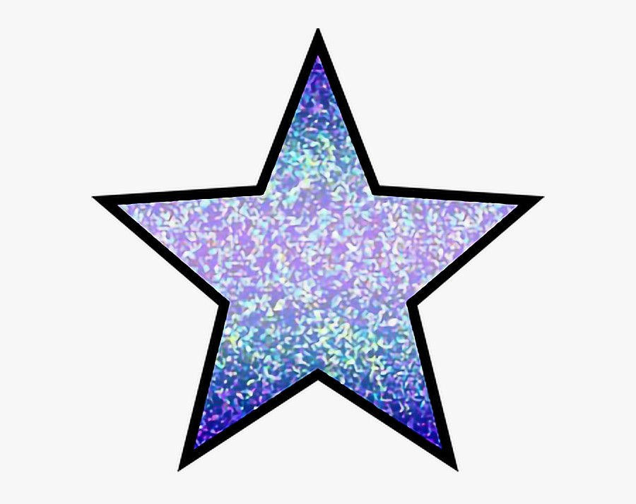 Stars Glitter Blue Stickers Freetoedit Clipart , Png - Glitter Blue Stars Clipart, Transparent Clipart