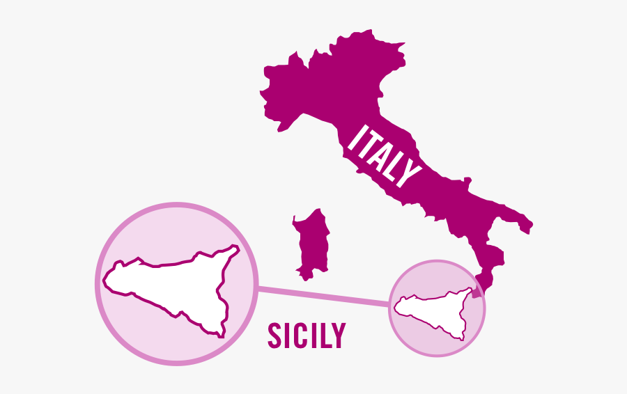Italy Sicily Rose 0001 - Illustration, Transparent Clipart
