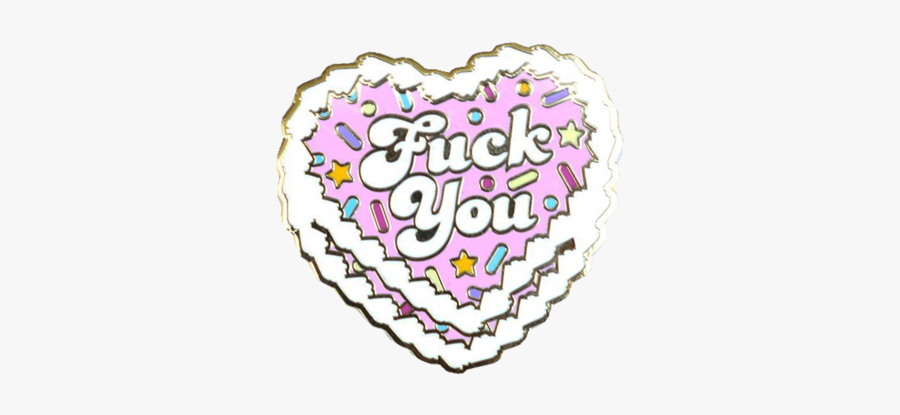 Fuck You Cake Pin - Illustration, Transparent Clipart