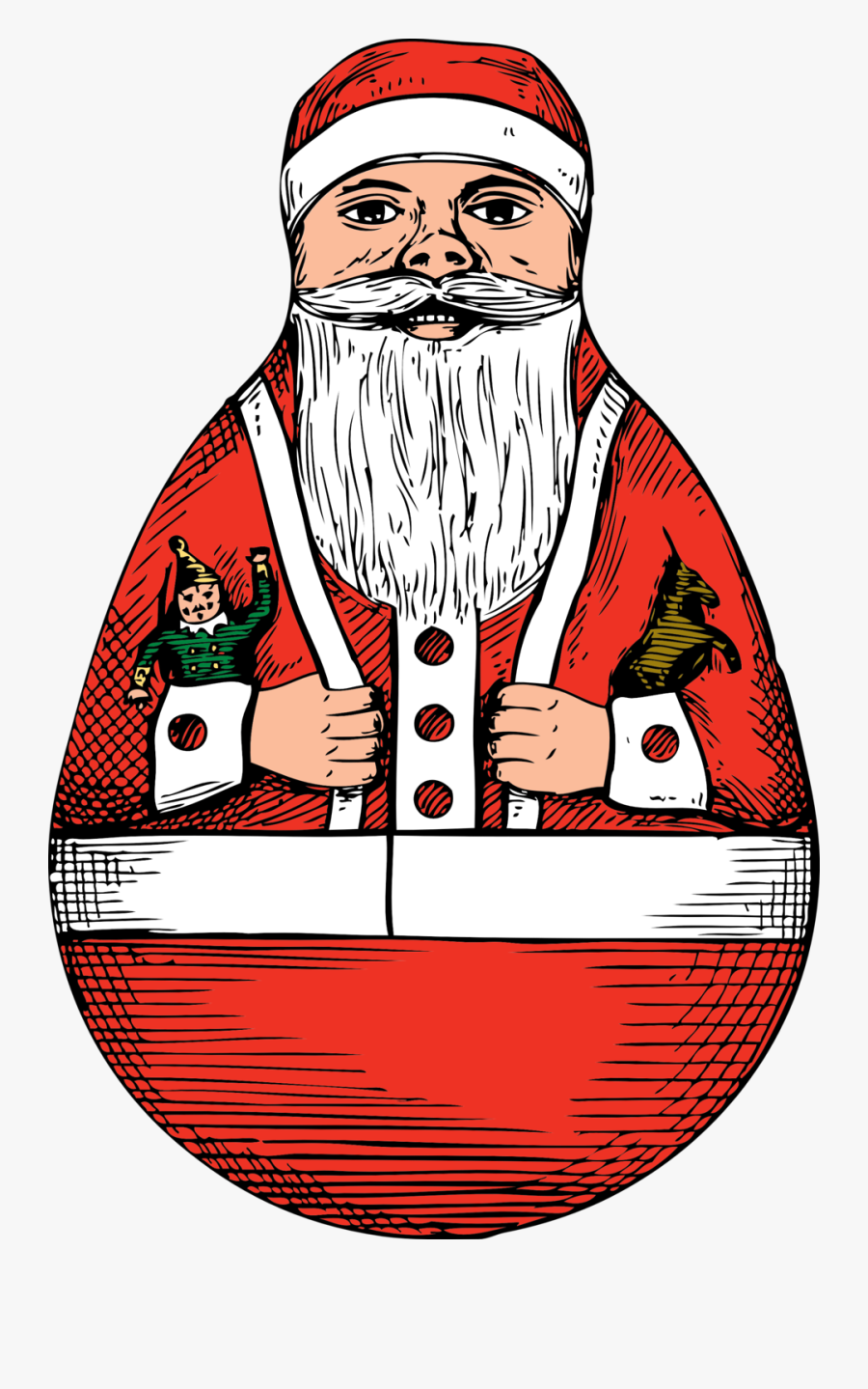 Santa Claus, Transparent Clipart
