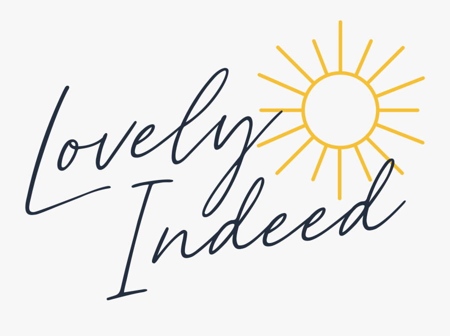 Lovely Indeed - Calligraphy, Transparent Clipart