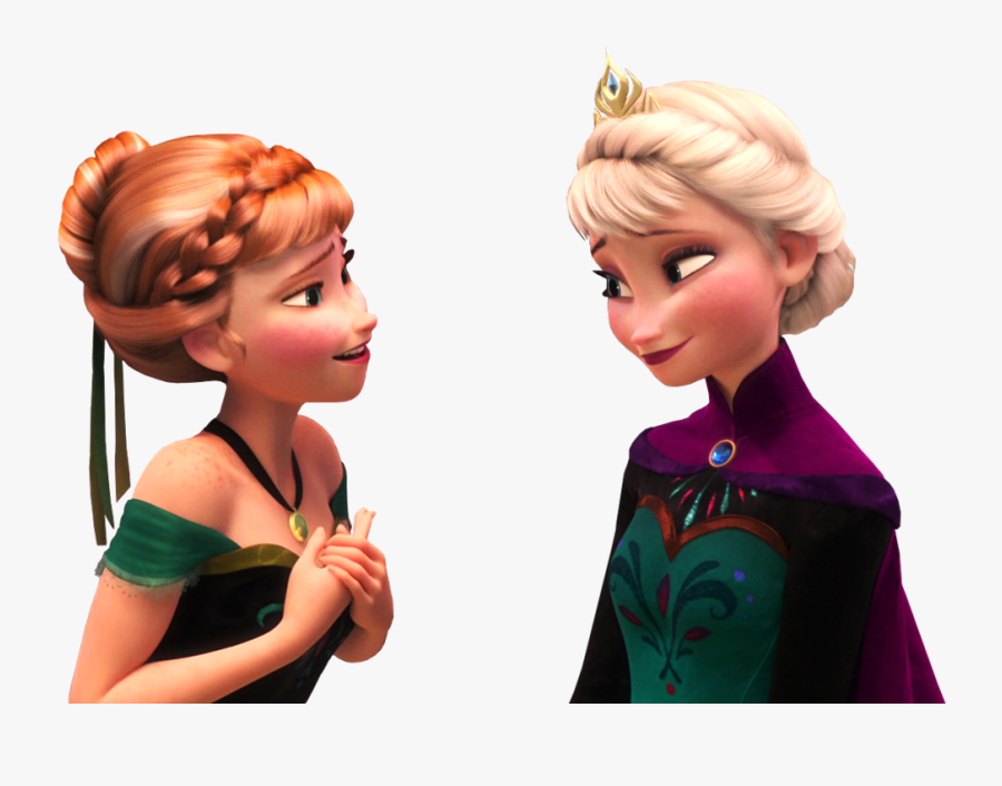 Princess Anna Elsa Frozen, Transparent Clipart