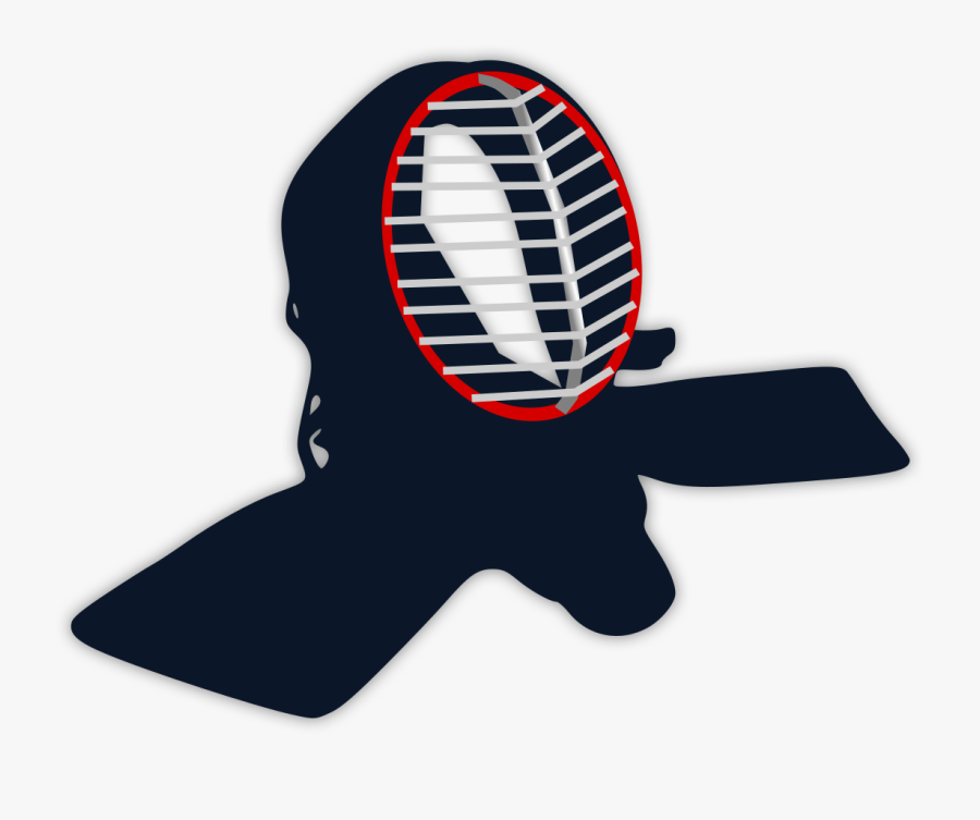 Transparent Japanese Mask Png - Kendo Clipart, Transparent Clipart