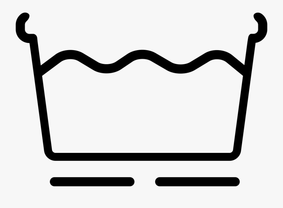 Maximum Temperature Medium Agitation Comments Clipart - Machine Wash Warm Icon, Transparent Clipart