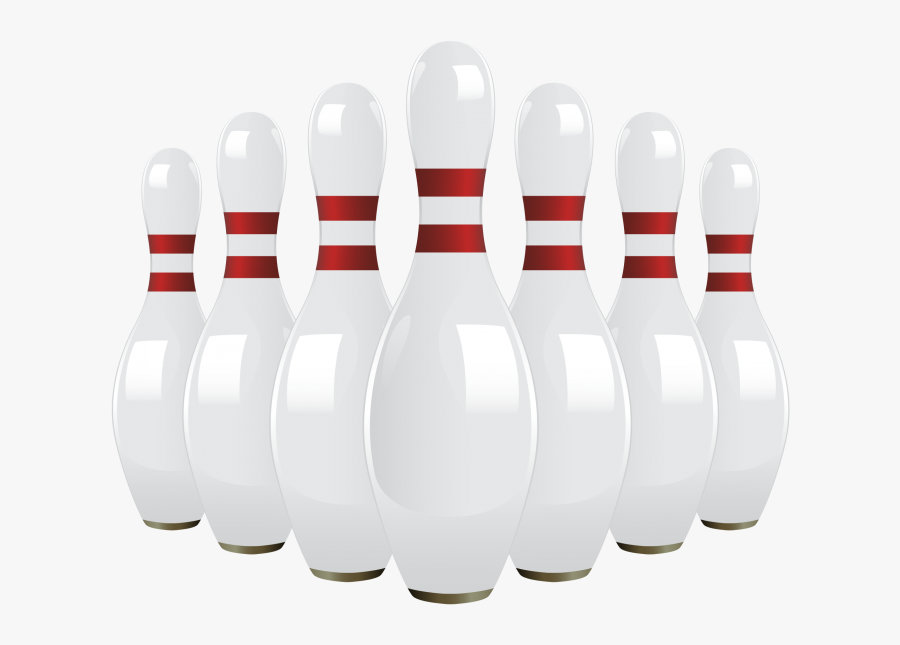 Bowling Png - Bowling Pins, Transparent Clipart