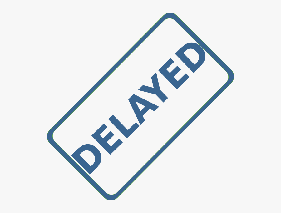 Delayed Clip Art At - Delayed Mail Clipart, Transparent Clipart