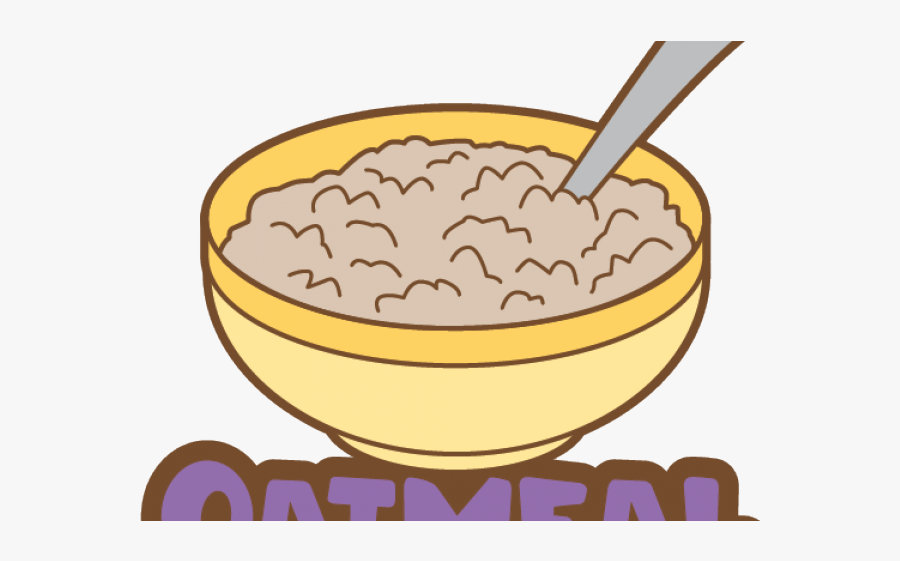 Oatmeal Black And White Clip Art, Transparent Clipart