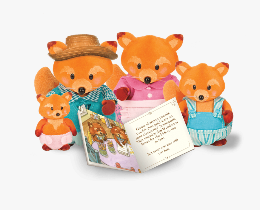 Transparent Gold Ak 47 Png - Li L Woodzeez Fox Family, Transparent Clipart